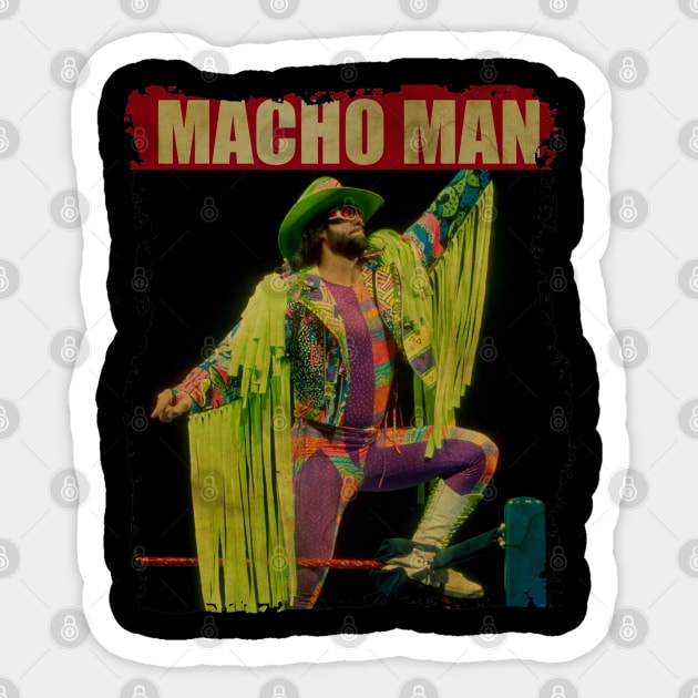 Randy Savage - RETRO STYLE Sticker by Mama's Sauce